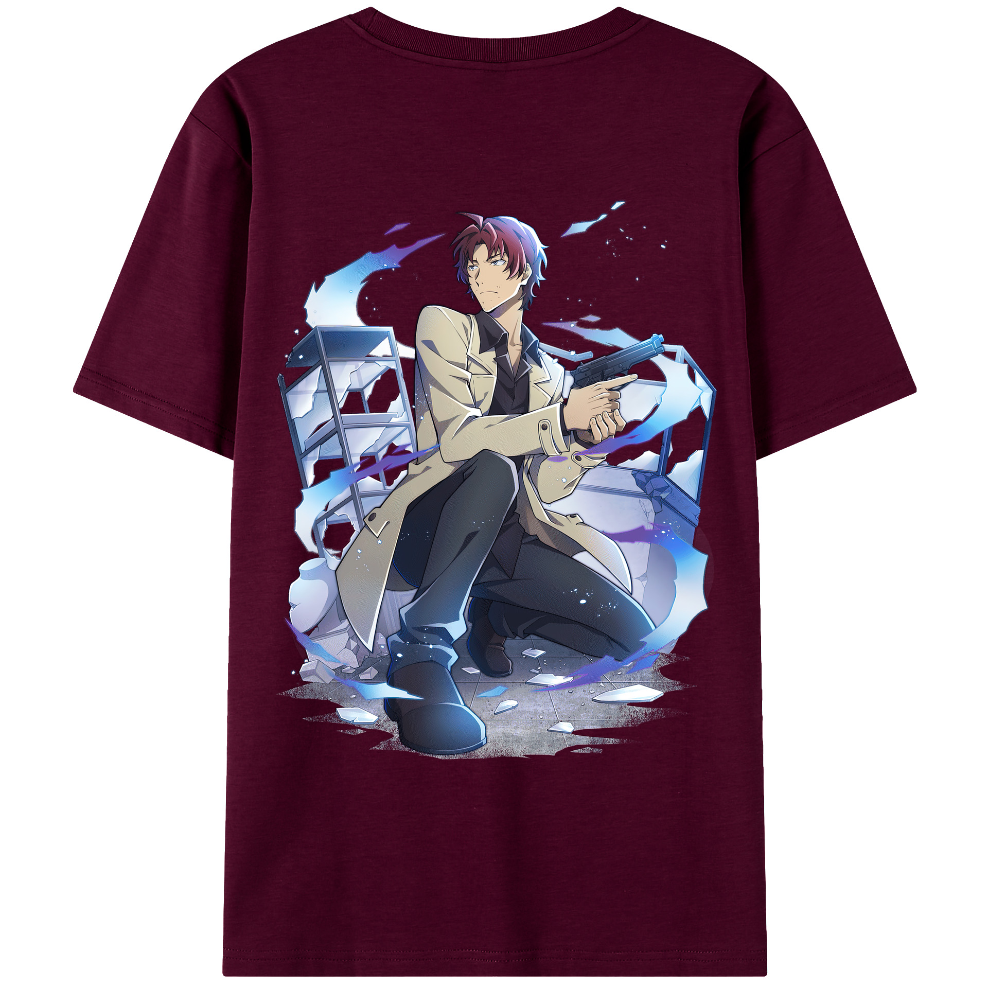 （画像用） 文豪ストレイドッグス Bungo Stray Dogs レディース半袖Tシャツ(バックプリント)